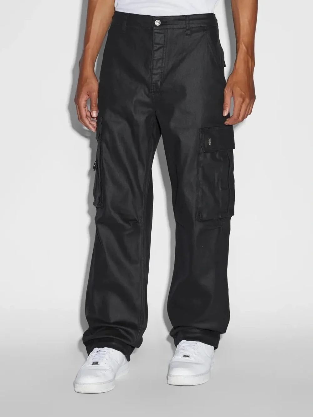 MEN’S KSUBI FUGITIVE CARGO BLACK WAXED PANT
